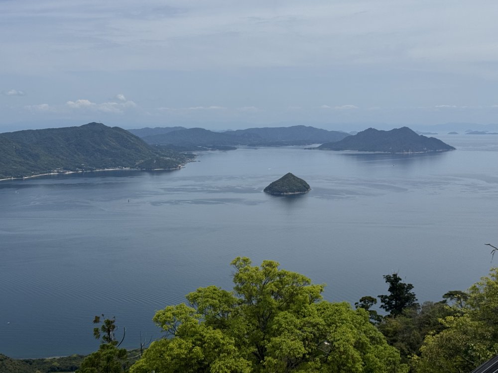 The view from the top of Mount Misen.