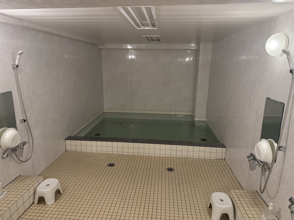 The spa at the Sakuraya Hotel, Miyajima.